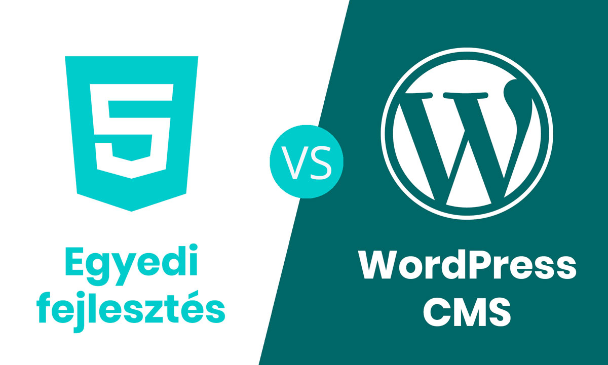 Egyedi fejlesztés vs WordPress